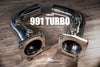 FI Exhaust Porsche 991/991.2 Turbo Catless Mid Pipe + Valvetronic Mufflers