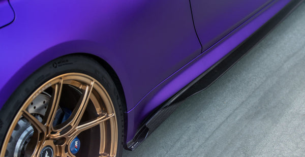 VORSTEINER VRS GTS-V Aero Side Skirts Carbon Fiber PP 1x1 Glossy for BMW F8X M3/M4