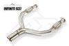 FI Exhaust Infiniti G37 Coupe Front Y Pipe + Mid Y Pipe + Valvetronic Mufflers + Dual Tips