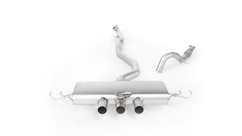 REMUS Sport Exhaust centered Cat-back-system + front pipe with integrated valve for Honda Civic Type-R