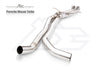 FI Exhaust Porsche Macan 2.0T Front Pipe + Mid Y Pipe + Valvetronic Mufflers + Quad Tips