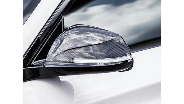 BMW M2 (F87) 2016 Carbon Fiber Mirror Cap Set - High Gloss WM-BM/CA/1/G
