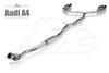 FI Exhaust Audi A4 / A5 (B8) Front Pipe + Mid Y Pipe + Rear Mufflers + Quad Tips