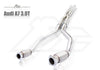 FI Exhaust Audi A7 3.0T Sportback Front Pipe + Mid X Pipe + Rear Mufflers + Quad Tips