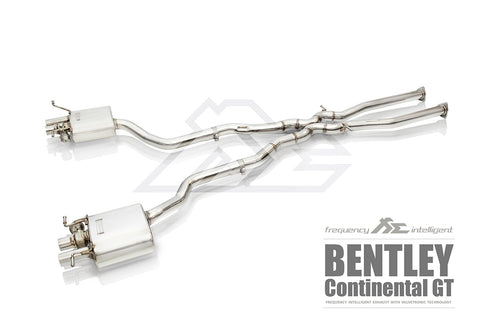 FI Exhaust Bentley Continental GT Mid X-Pipe + Valvetronic Mufflers