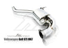 FI Exhaust VW Golf GTI MK7 Front Pipe + Rear Pipe + Mid Valvetronic Mufflers + Dual Tips