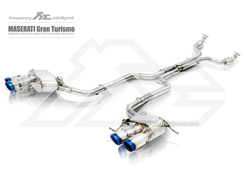 FI Exhaust Maserati Gran Turismo Valvetronic Mufflers + Quad Tips