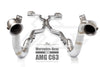 FI Exhaust Mercedes-Benz C63 AMG Front Pipe + Mid X Pipe + Valvetronic Mufflers (Vacuum Valve)