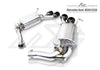 FI Exhaust Mercedes-Benz C180/C200/C250 Front Pipe + Mid Y-Pipe + Valvetronic Mufflers + Quad Tips